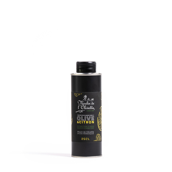 Huile d'olive aromatique Citron Eureka 25CL