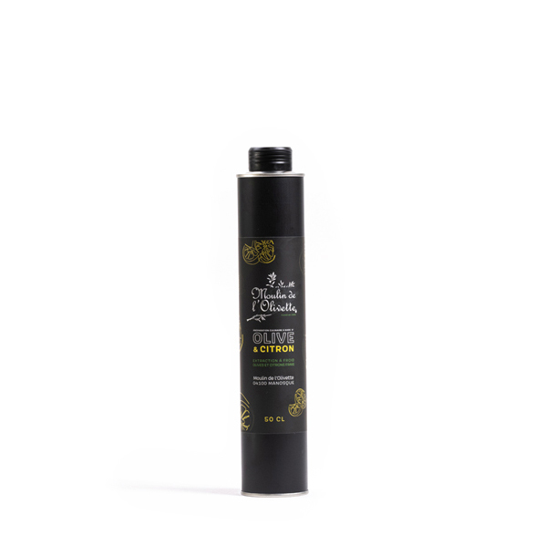 Huile d'olive aromatique Citron Eureka 50CL