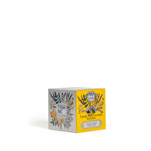 Tisane cube métal Miel / Lavande